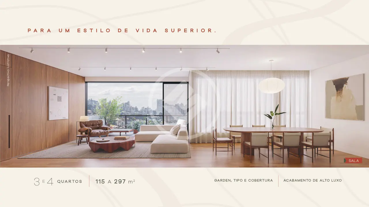 Cobertura com 4 quartos (2 suítes) e 140 m² à venda no Santa Lúcia, Belo Horizonte — Santa Lúcia, Belo Horizonte
